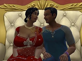 Vol 1 Bahagian 3 - Desi Saree Aunty Lakshmi digoda oleh suami horny kakaknya - Whims Aside