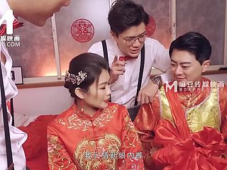 ModelMedia Asia-Lewd Wedding Scene-Liang Yun Fei-MD-0232-Best Extremist Asia Porn Glaze