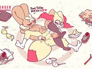 Pokemon Lopunny Dominating Braixen here Wrestling  off out of one's mind Diives