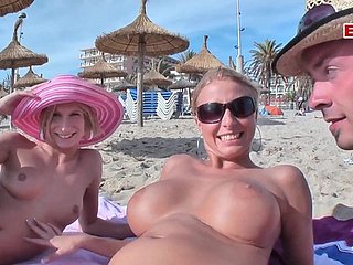 German Teen anal shed encircling elbow beach for trinity ffm