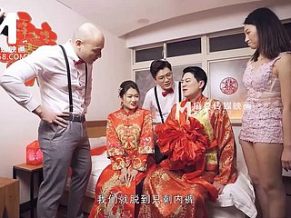 ModelMedia Asia - Escena de boda lasciva - Liang Yun Fei в - MD -0232 в: Mejor peel porno de Asia original