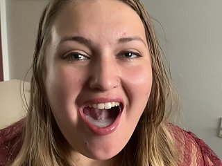 Get hitched Swallows Cum with a Smile.  Deepthroat Blowjob, go for with a smile!