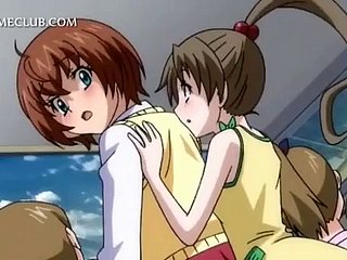 Anime teen coition underling gets puristic pussy drilled rough