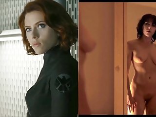 SekushiLover - Vedova Nera vs nudo Scarlett