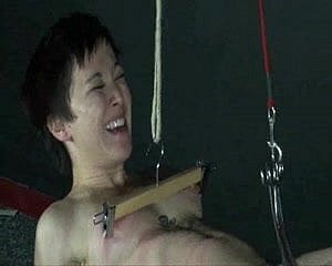 Japanese BDSM with the addition of Tit Anguish